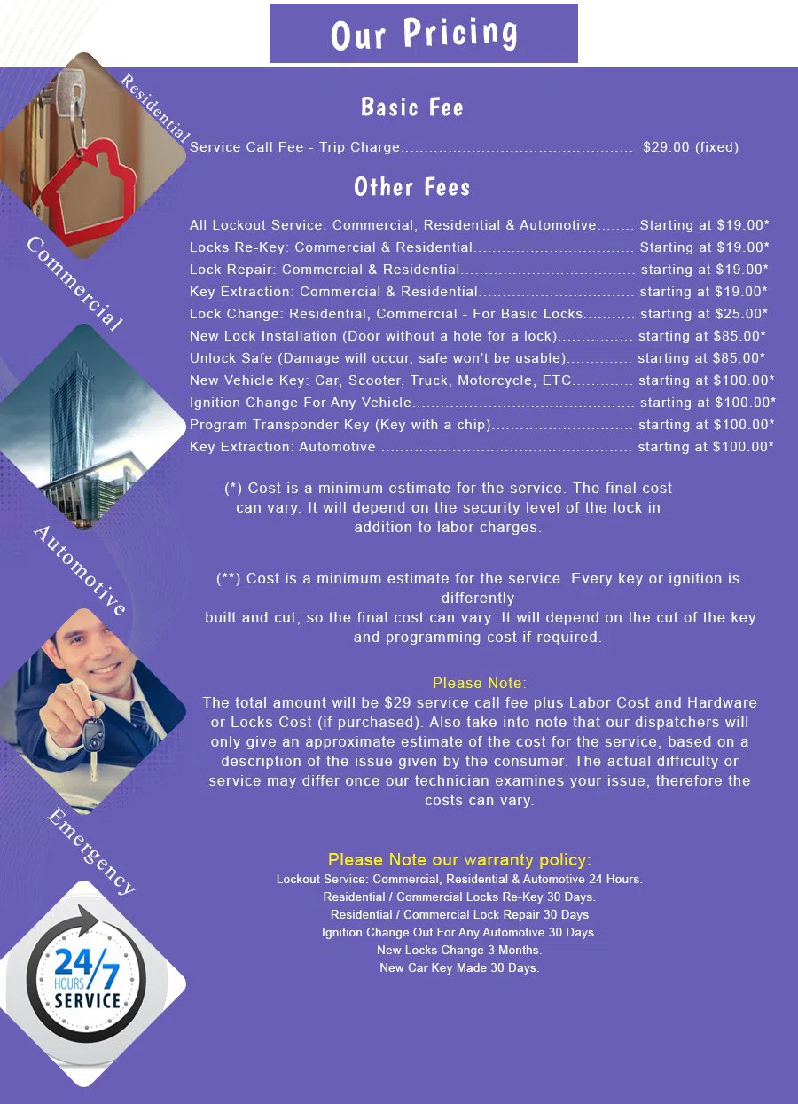 South Elmwood RI Locksmith Store, South Elmwood, RI 401-371-3365 - price-list-n-19